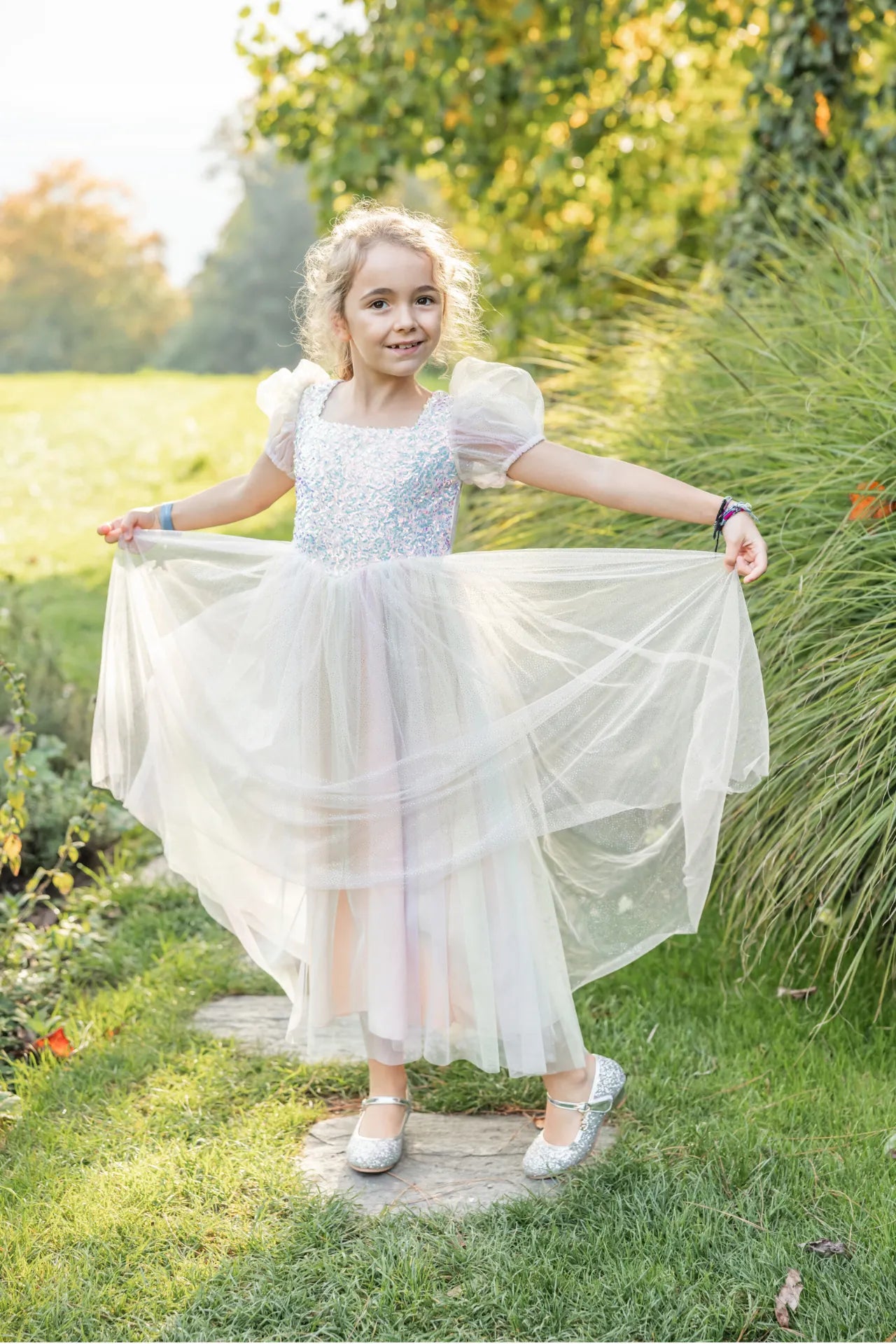 Rainbow Sherbert Sparkle, Dress-Up Costume For Kids 4+