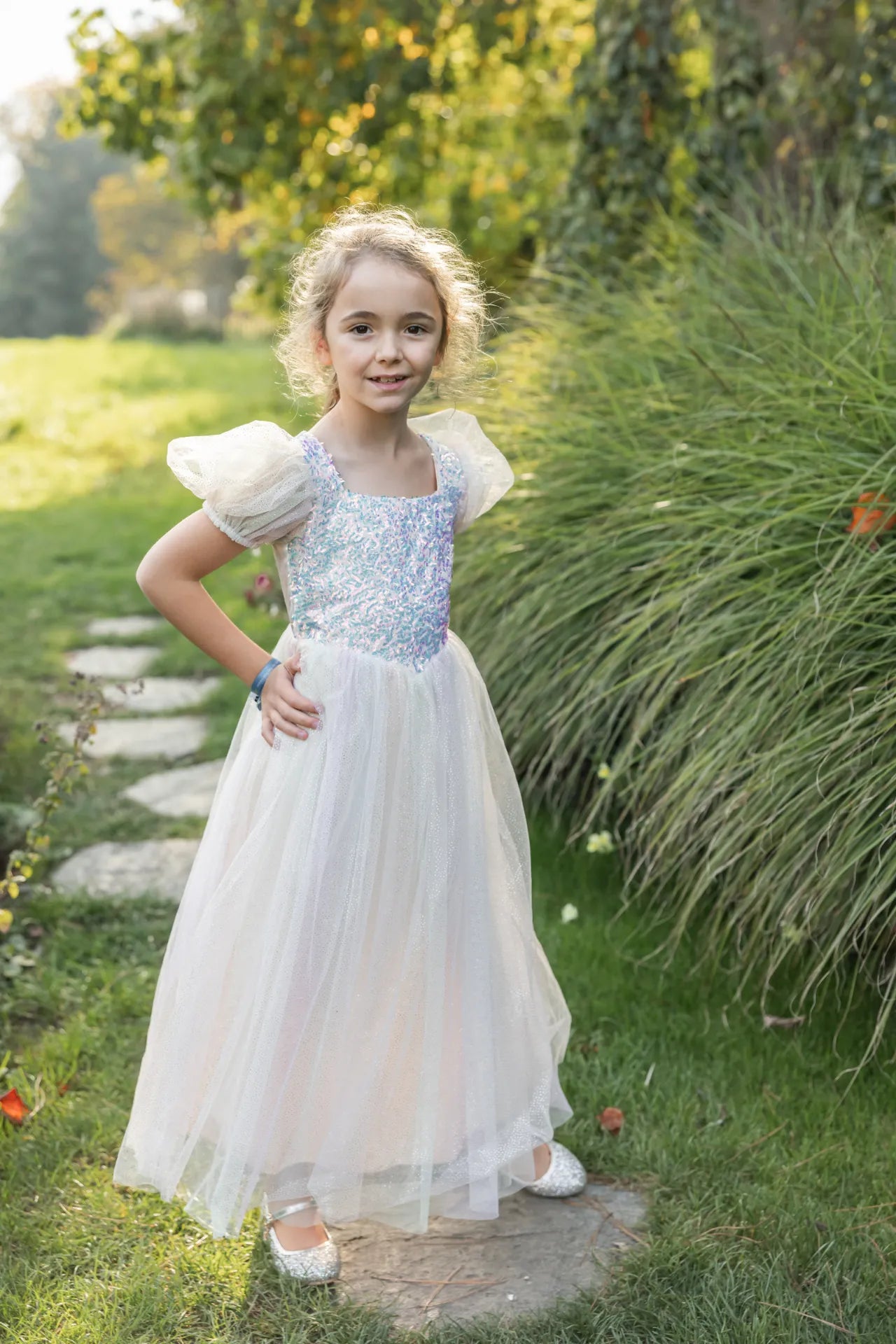 Rainbow Sherbert Sparkle, Dress-Up Costume For Kids 4+
