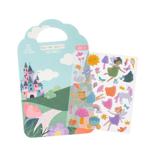 Reusable puffy sticker book: Fairy princess, Stephen Joseph