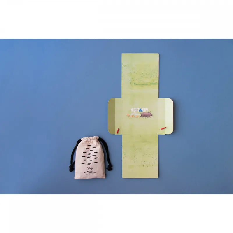 Reversible Pocket Puzzle 3+: Night & Day in the Forest 100 pcs, LONDJI
