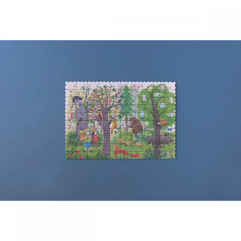Reversible Pocket Puzzle 3+: Night & Day in the Forest 100 pcs, LONDJI