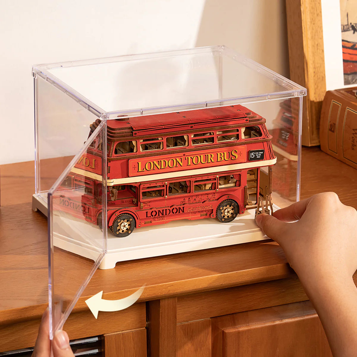 Acrylic Display Box Landscape Size S DF04L, Rolife