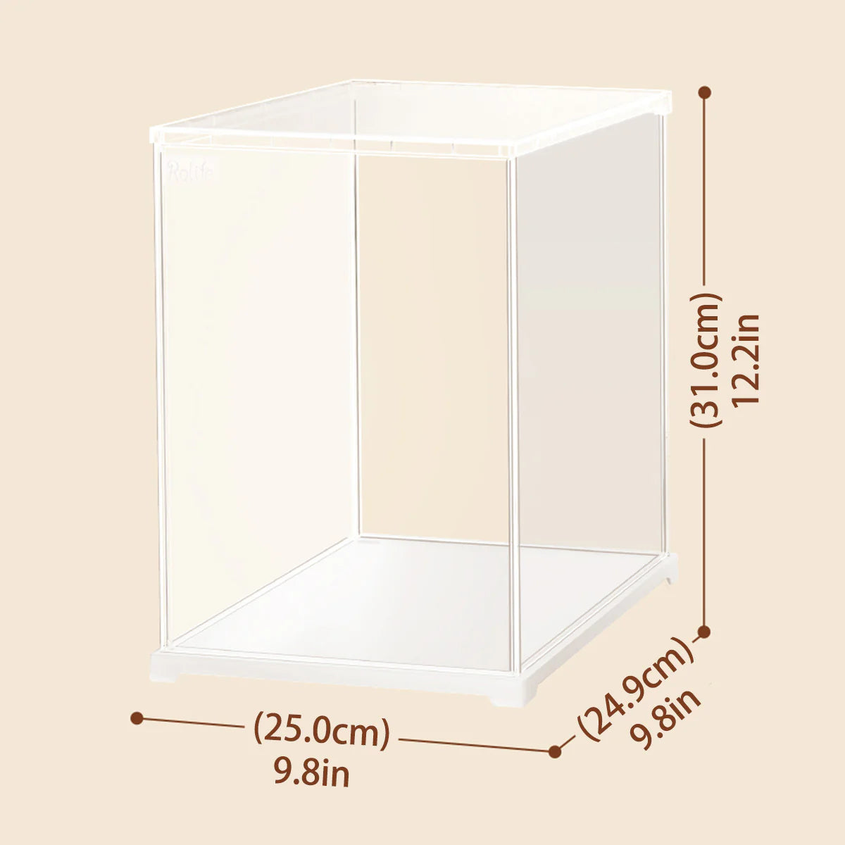 Acrylic Protection Cover Portrait Size L DF06L, Rolife