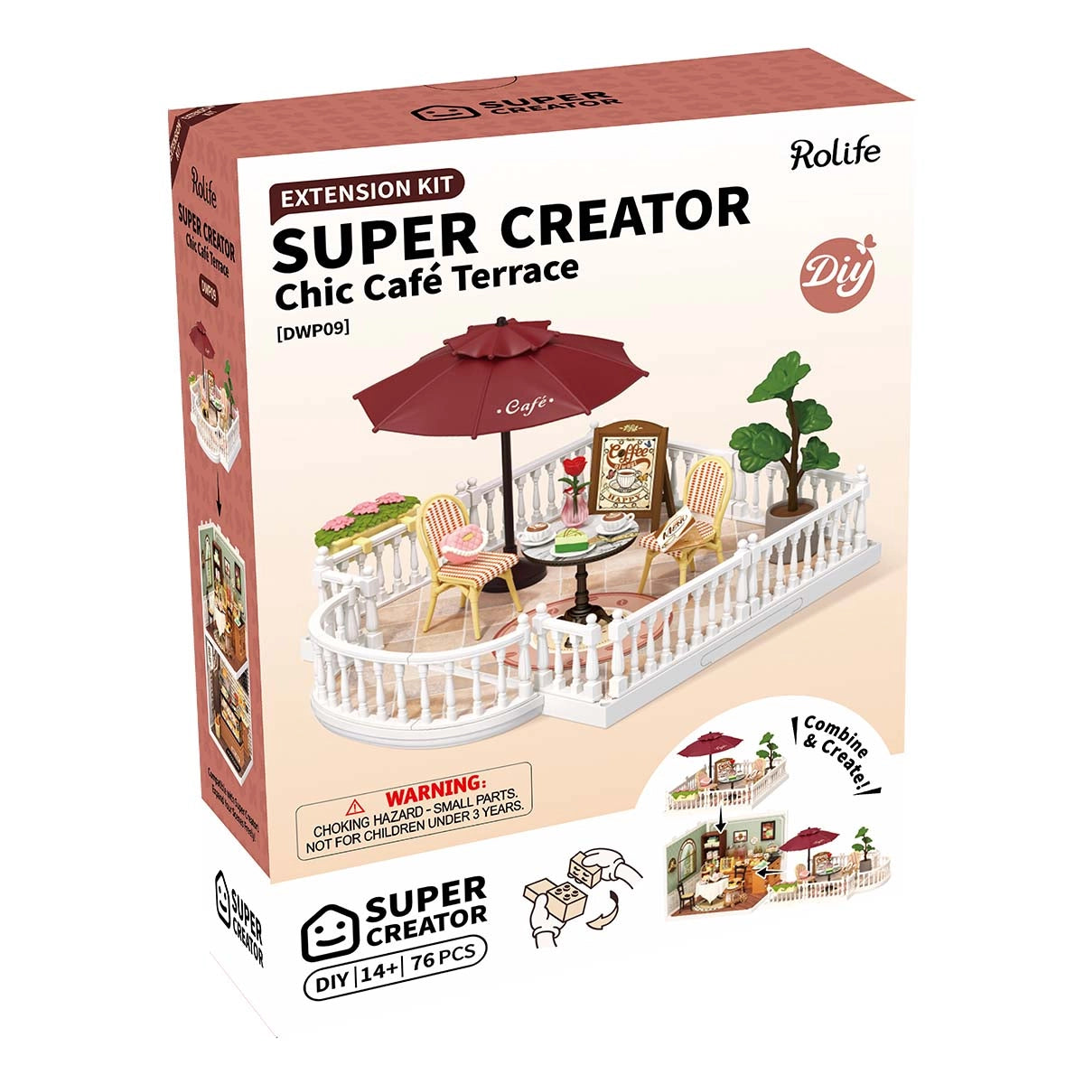 Rolife Super Creator Extension Pack - Chic Cafe Terrace DWP09