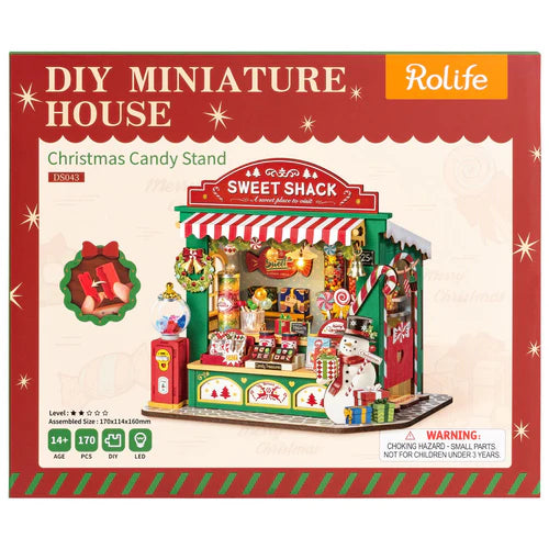Rolife DIY Miniature House Christmas Candy Stand DS043