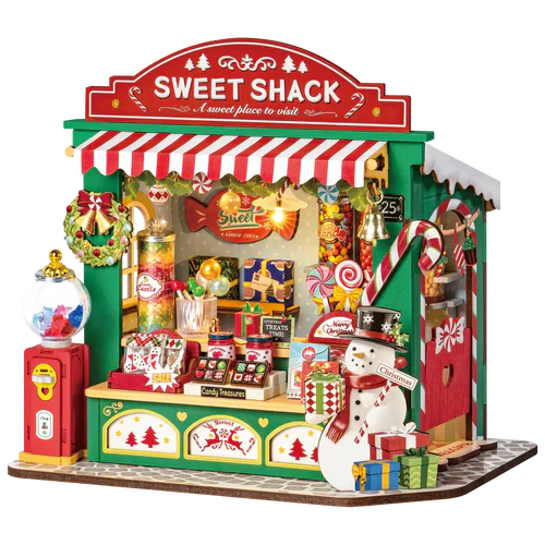 Rolife DIY Miniature House Christmas Candy Stand DS043