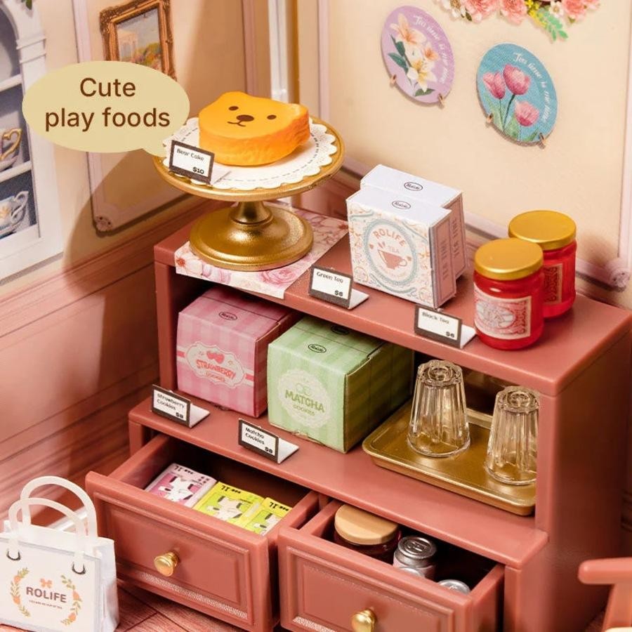 Rolife Mini Super Creator DIY Miniature House - Honey Tea Lounge DWS02B
