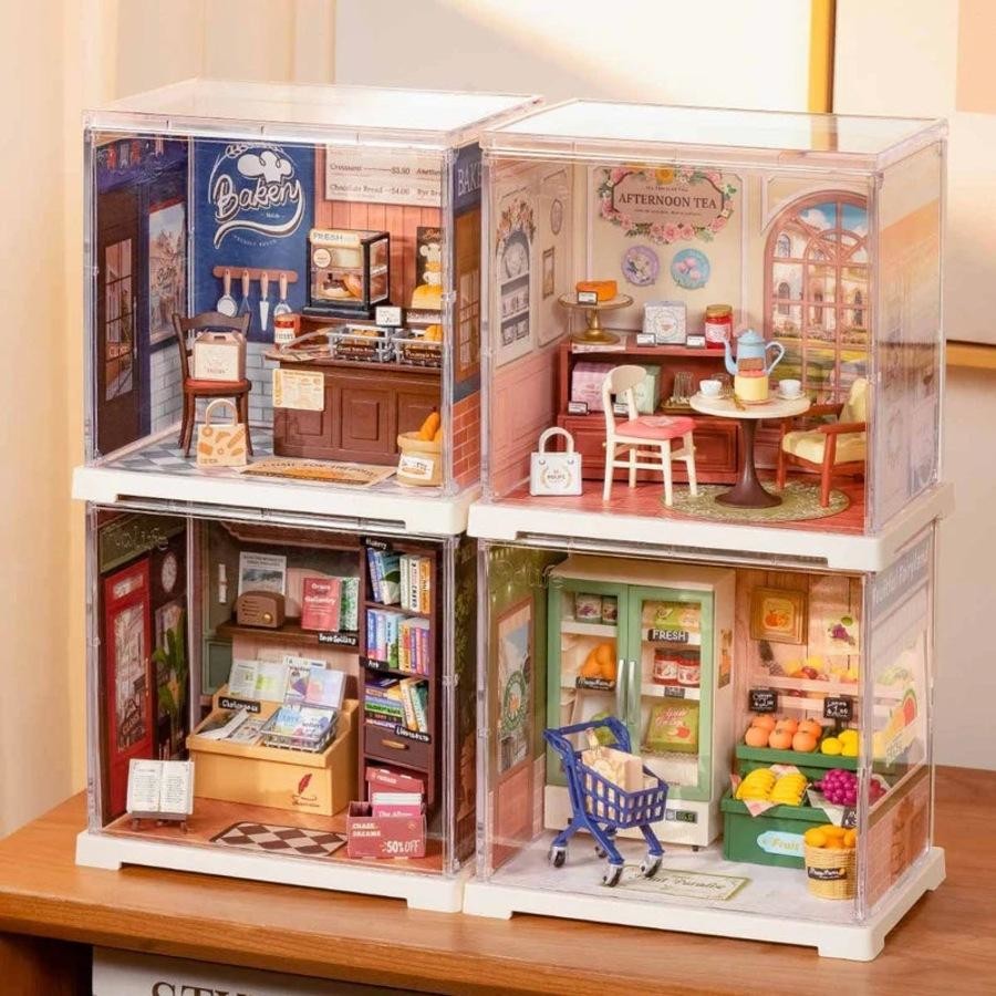 Rolife Mini Super Creator DIY Miniature House - Memory Book Store DWS04B