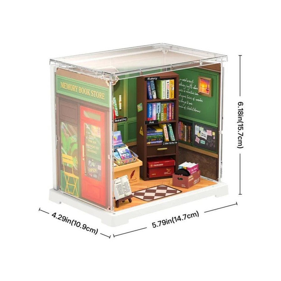 Rolife Mini Super Creator DIY Miniature House - Memory Book Store DWS04B