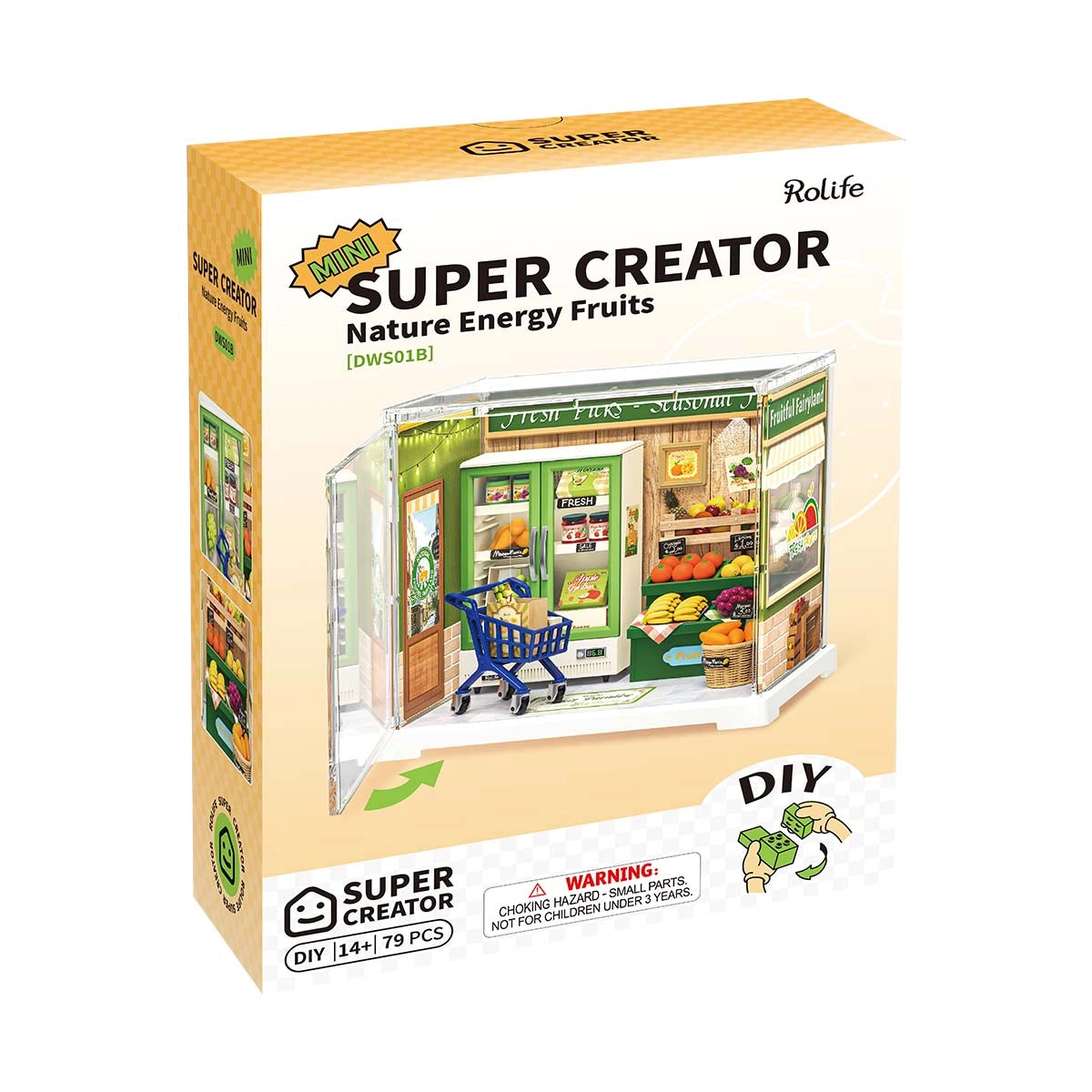 Rolife Mini Super Creator DIY Miniature House - Nature Energy Fruits DWS01B