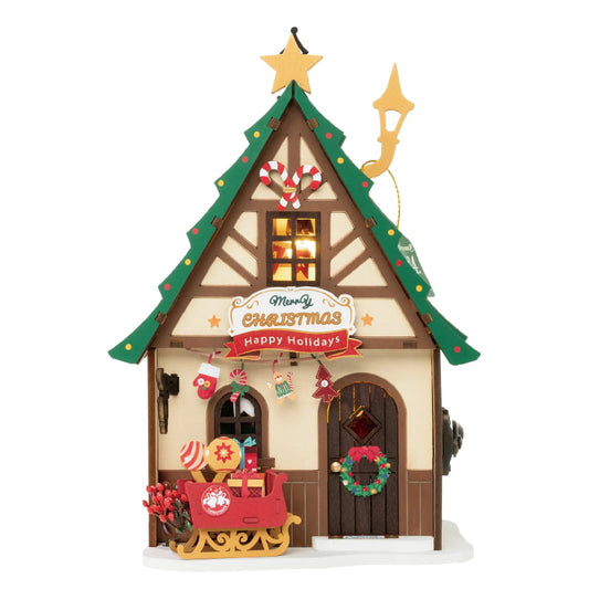 Rolife DIY Miniature House - Twinkling Christmas House DS036