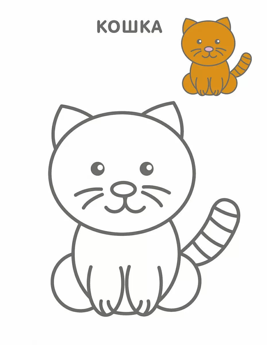 Самые первые раскраски. Для девочек 2+, Робинс