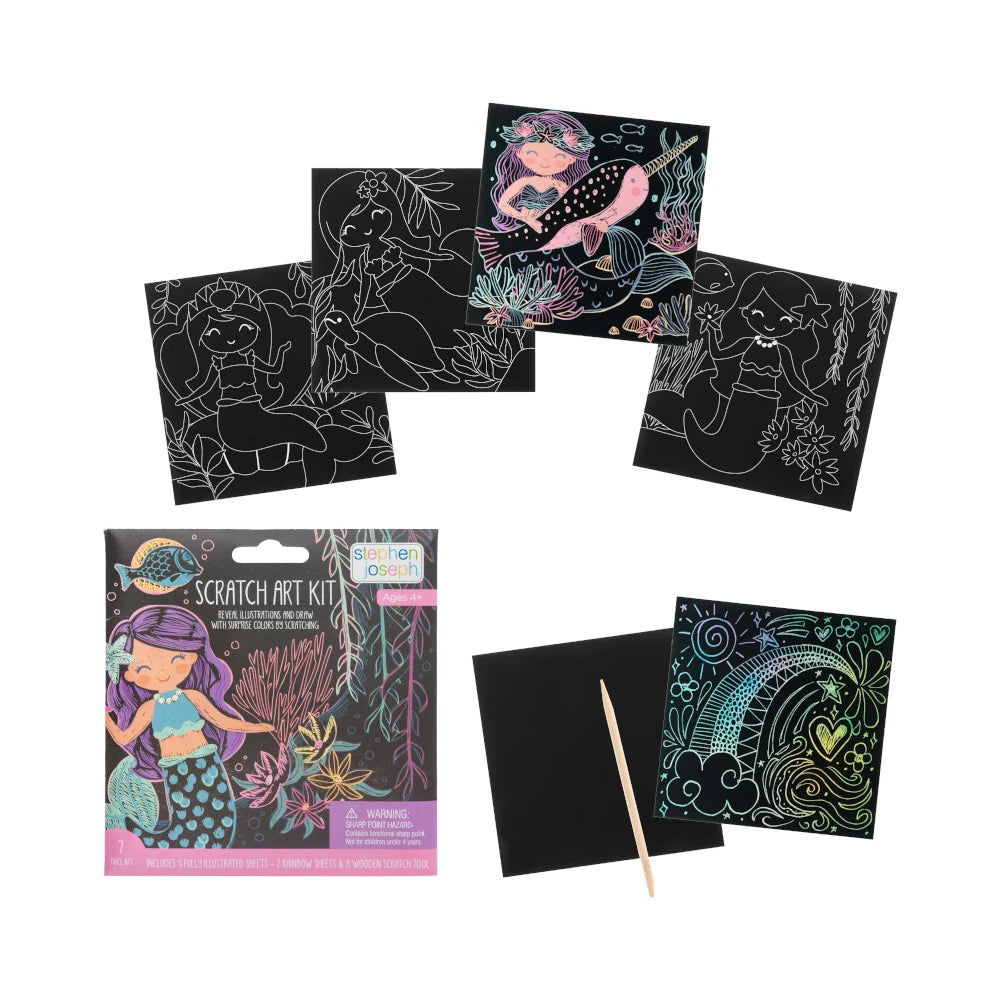 Scratch Art Kit: Mermaid, Stephen Joseph