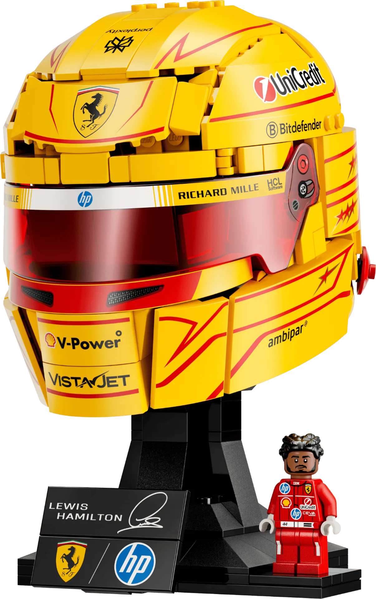 Scuderia Ferrari HP Lewis Hamilton Helmet 43022, Lego Editions
