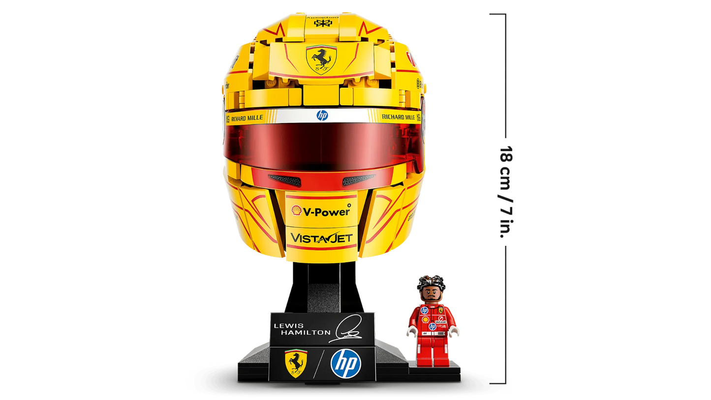 Scuderia Ferrari HP Lewis Hamilton Helmet 43022, Lego Editions