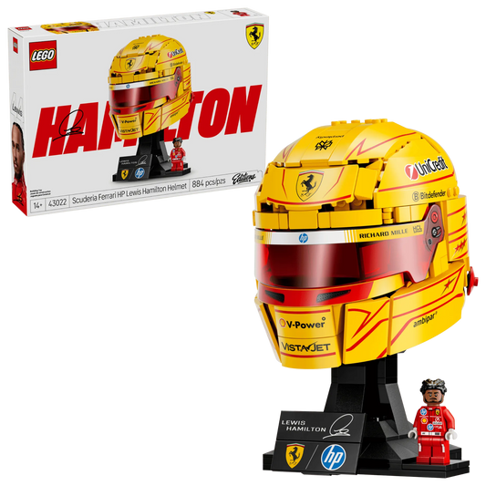 Scuderia Ferrari HP Lewis Hamilton Helmet 43022, Lego Editions