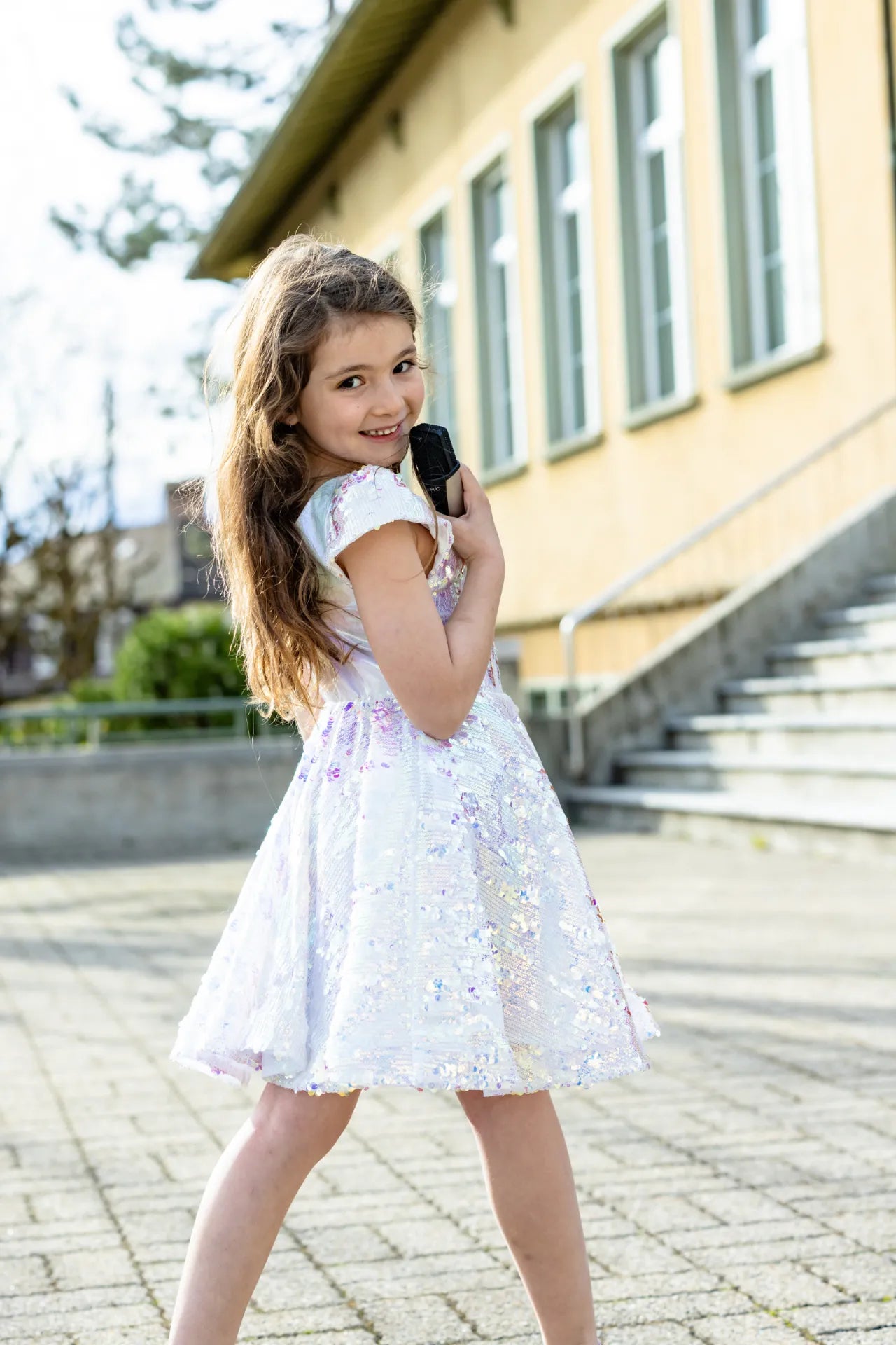 Sequins Concert Queen, Costume Dress For Kids