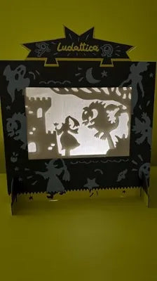Shadow Theatre, Creative Play Set for Kids 4+, Includes Torch & Scenery Cards
