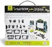 Shadow Theatre, Creative Play Set for Kids 4+, Includes Torch & Scenery Cards