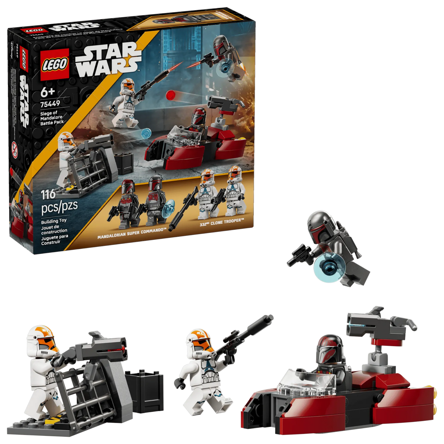 Siege of Mandalore Battle Pack 75449, Lego Star Wars