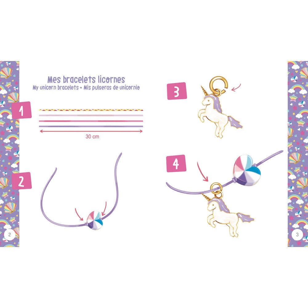 Small DIY Kit The Jewellery Factory: My Neon Unicorn Bracelets