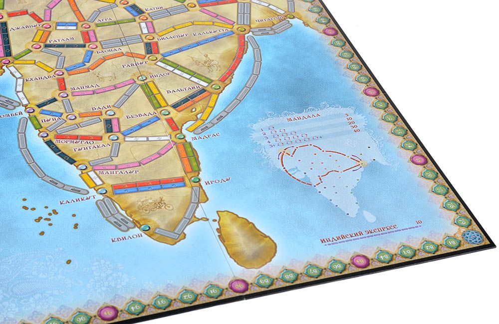 Дополнение к настольной игре Ticket to Ride: Индия и Швейцария. Мир Хобби