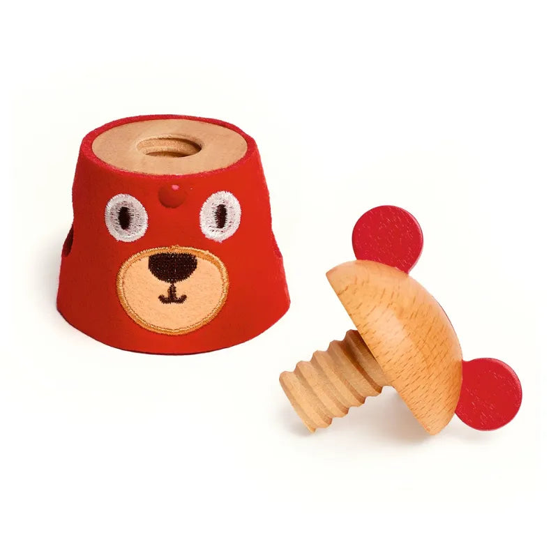 SoftiVis, Screwing Animals Fine Motor Toy For Kids 12 Months+