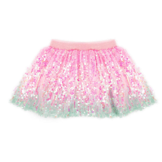 Sorbet Swirl, Skater Skirt For Kids 3+