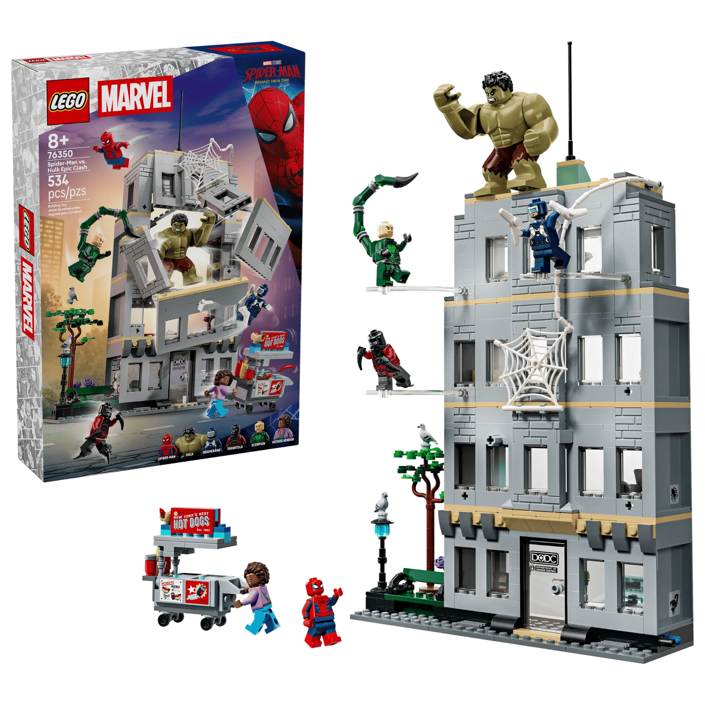 Spider-Man vs. Hulk Epic Clash 76350, Lego Marvel