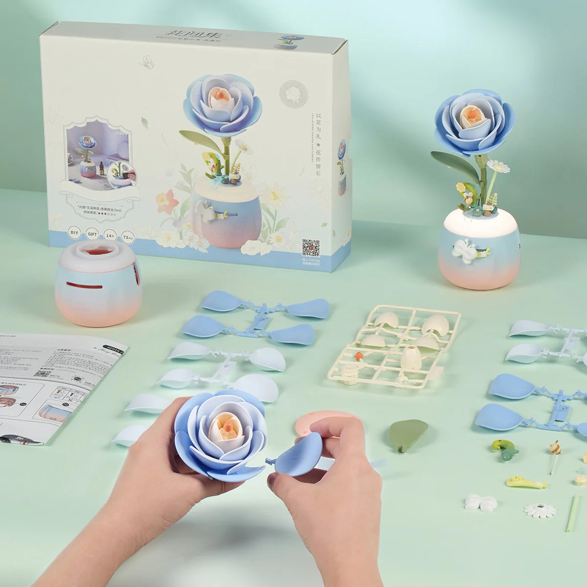 DIY 3D Flower Night Light: Starry Camellia Lamp AF01S, ROKR