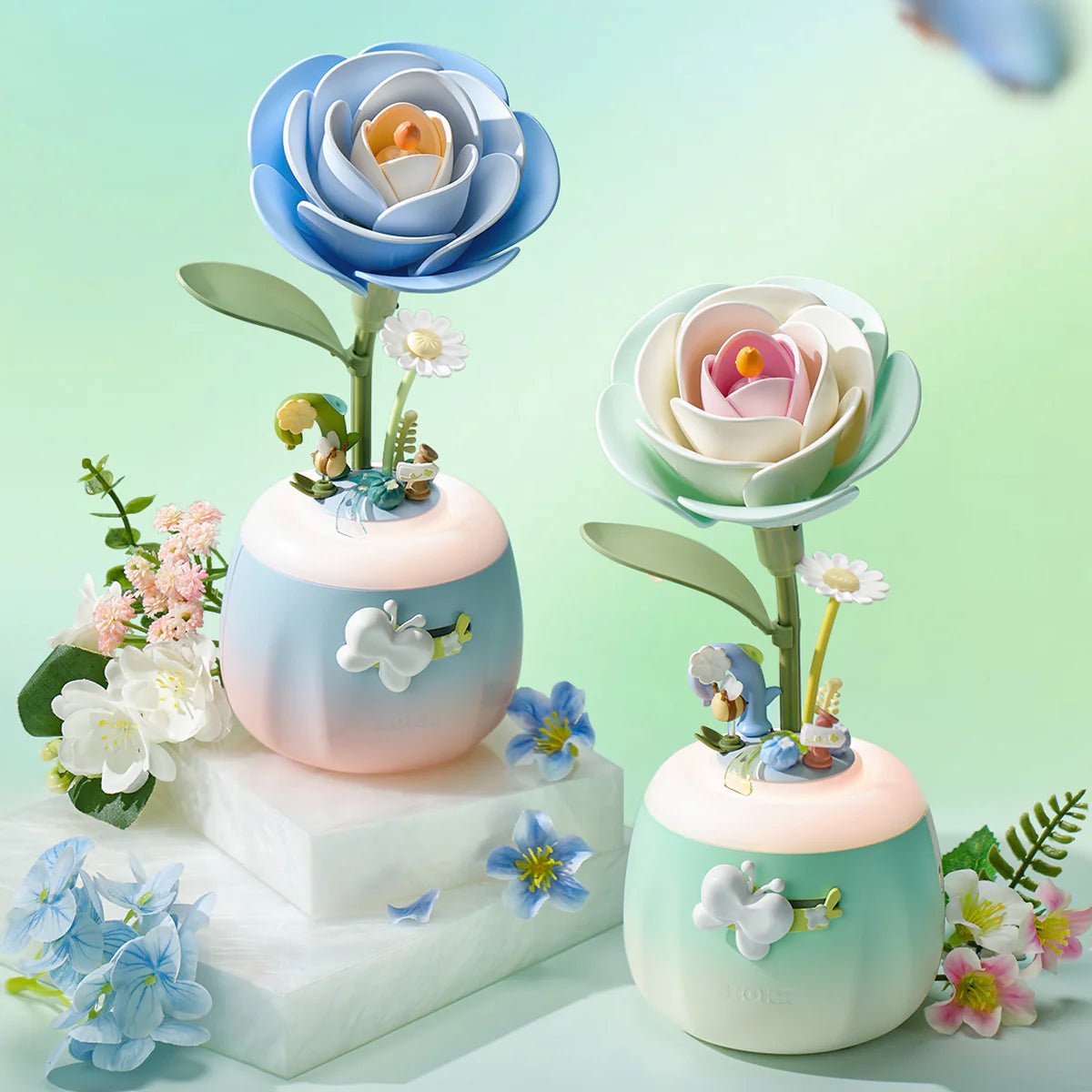 DIY 3D Flower Night Light: Starry Camellia Lamp AF01S, ROKR