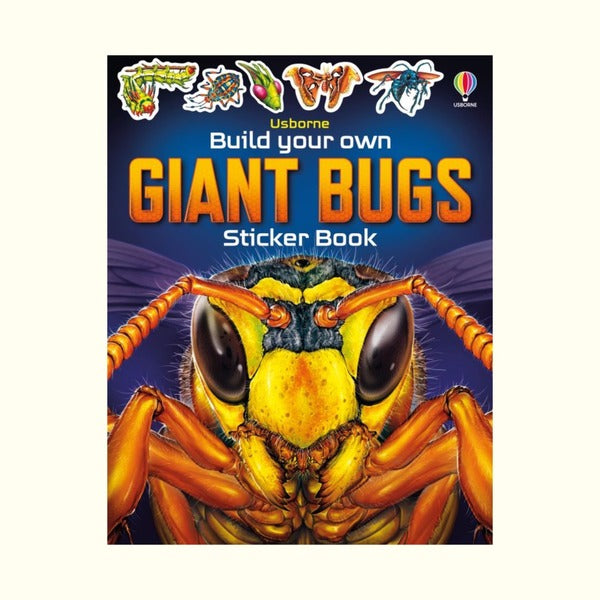 Sticker Book Build Your Own Giant Bugs, Usborne