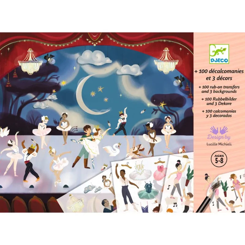 Sticker Set: Little Ballet Dancers, Djeco