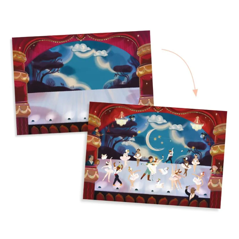Sticker Set: Little Ballet Dancers, Djeco