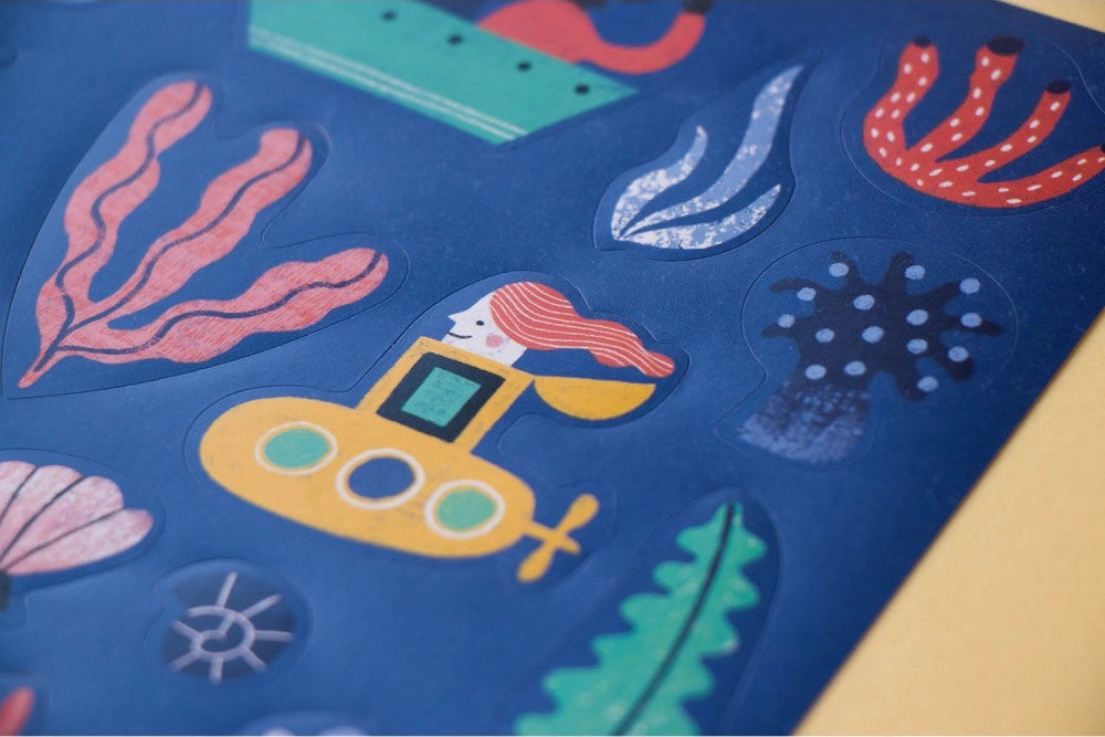 Stickers: Sea, City & Space (choose 1 from 3 designs), LONDJI