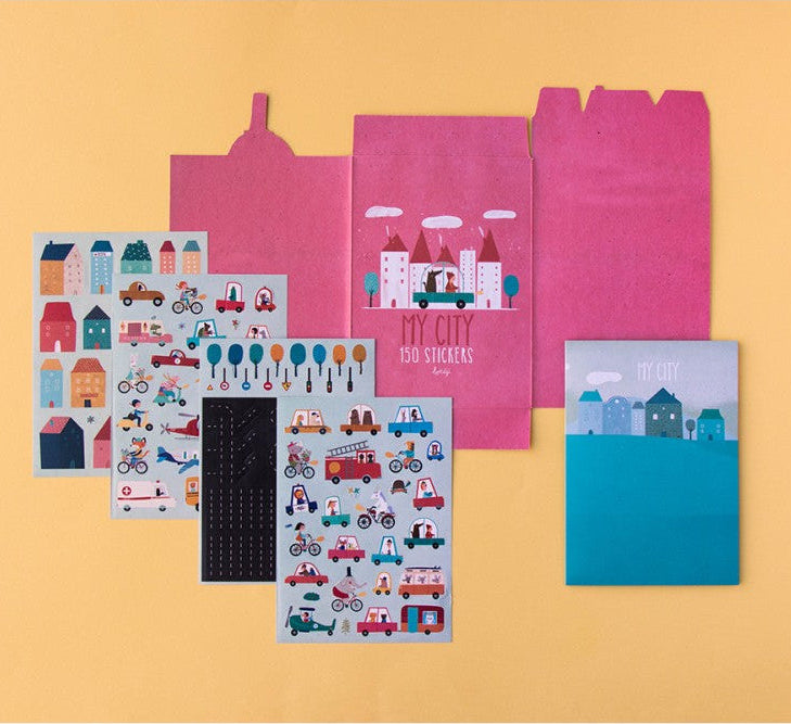 Stickers: Sea, City & Space (choose 1 from 3 designs), LONDJI
