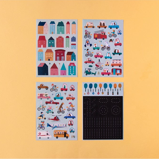 Stickers: Sea, City & Space (choose 1 from 3 designs), LONDJI