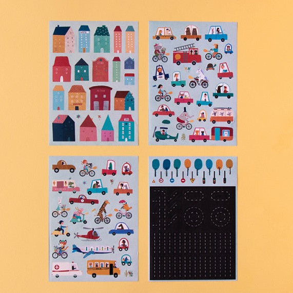 Stickers: Sea, City & Space (choose 1 from 3 designs), LONDJI