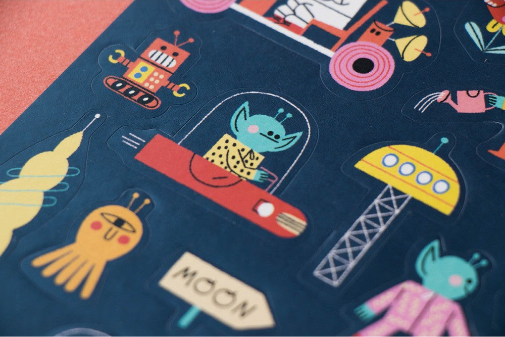 Stickers: Sea, City & Space (choose 1 from 3 designs), LONDJI