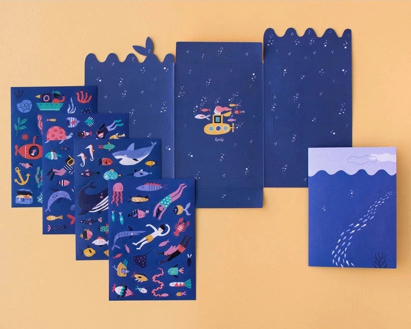 Stickers: Sea, City & Space (choose 1 from 3 designs), LONDJI