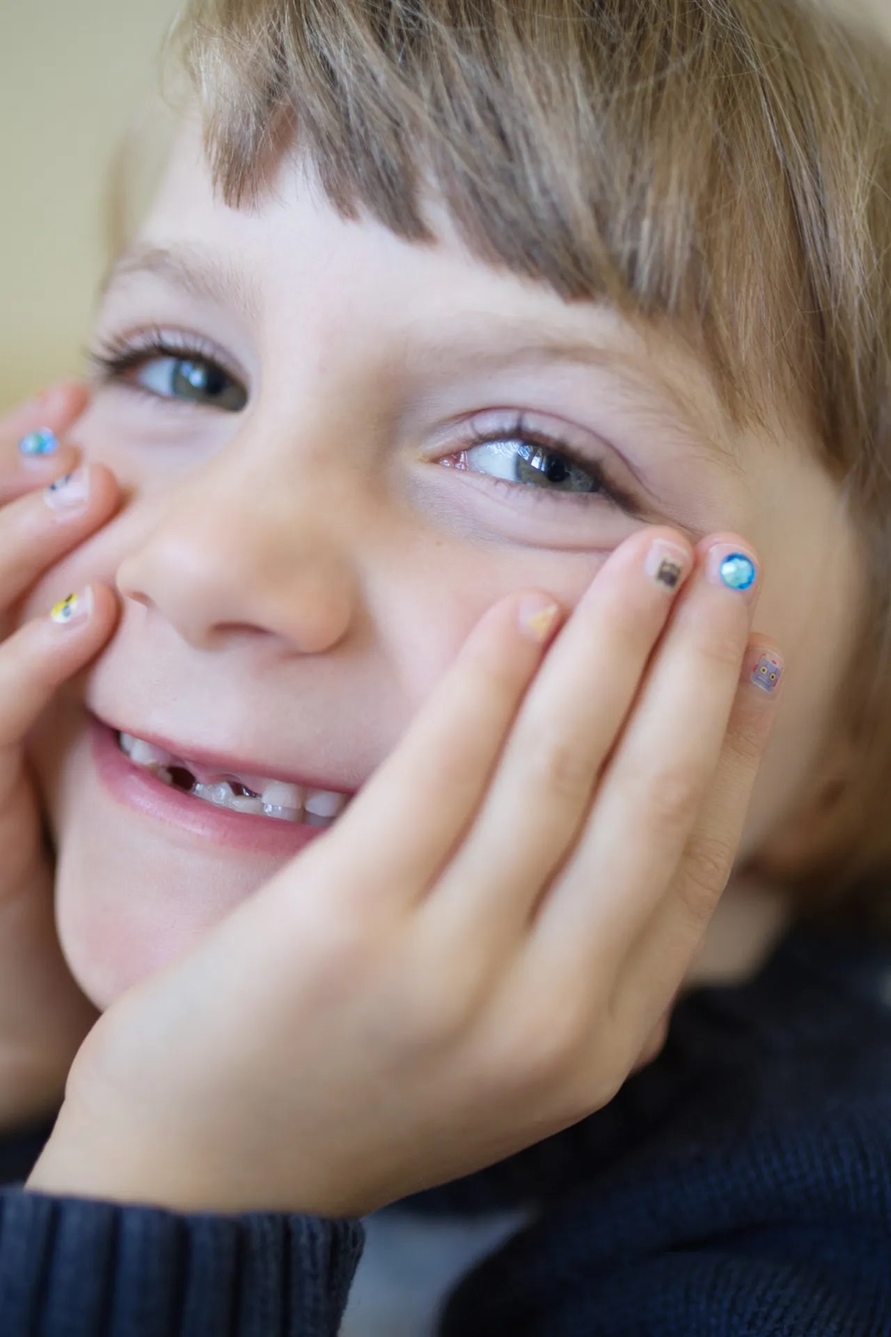 Superhero Nail Stickers, Face Stickers for Kids 3+
