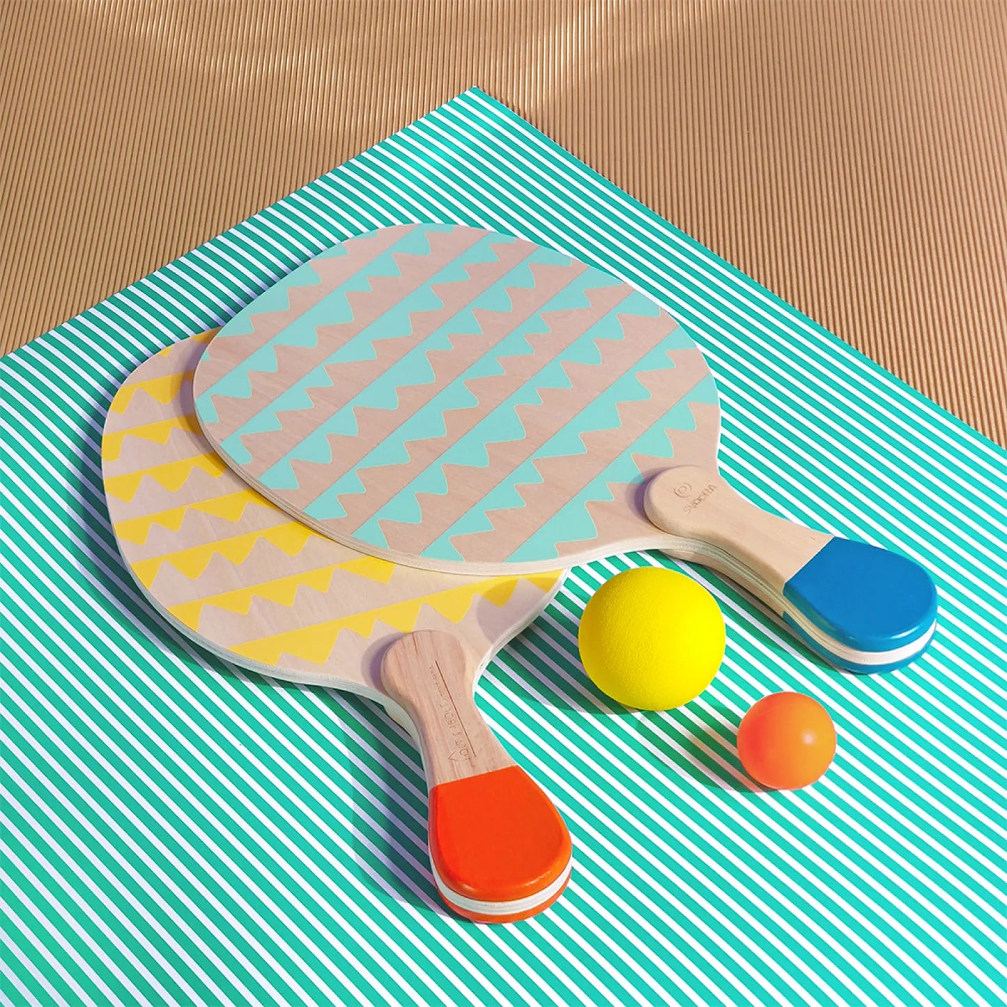 Wooden Rackets Set: 'Out & About', Svoora