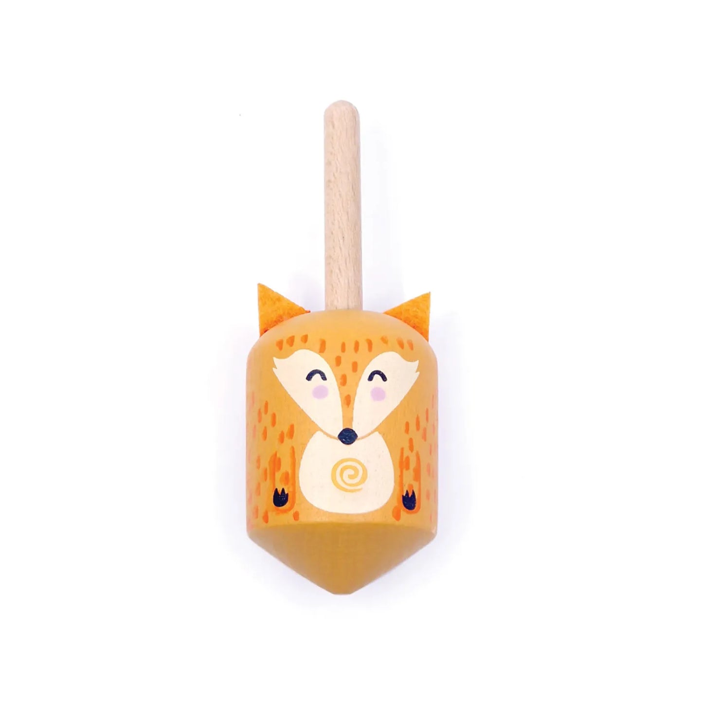 Wooden Spinning Top: 'Little Friends' (Choice of 3 designs), Svoora