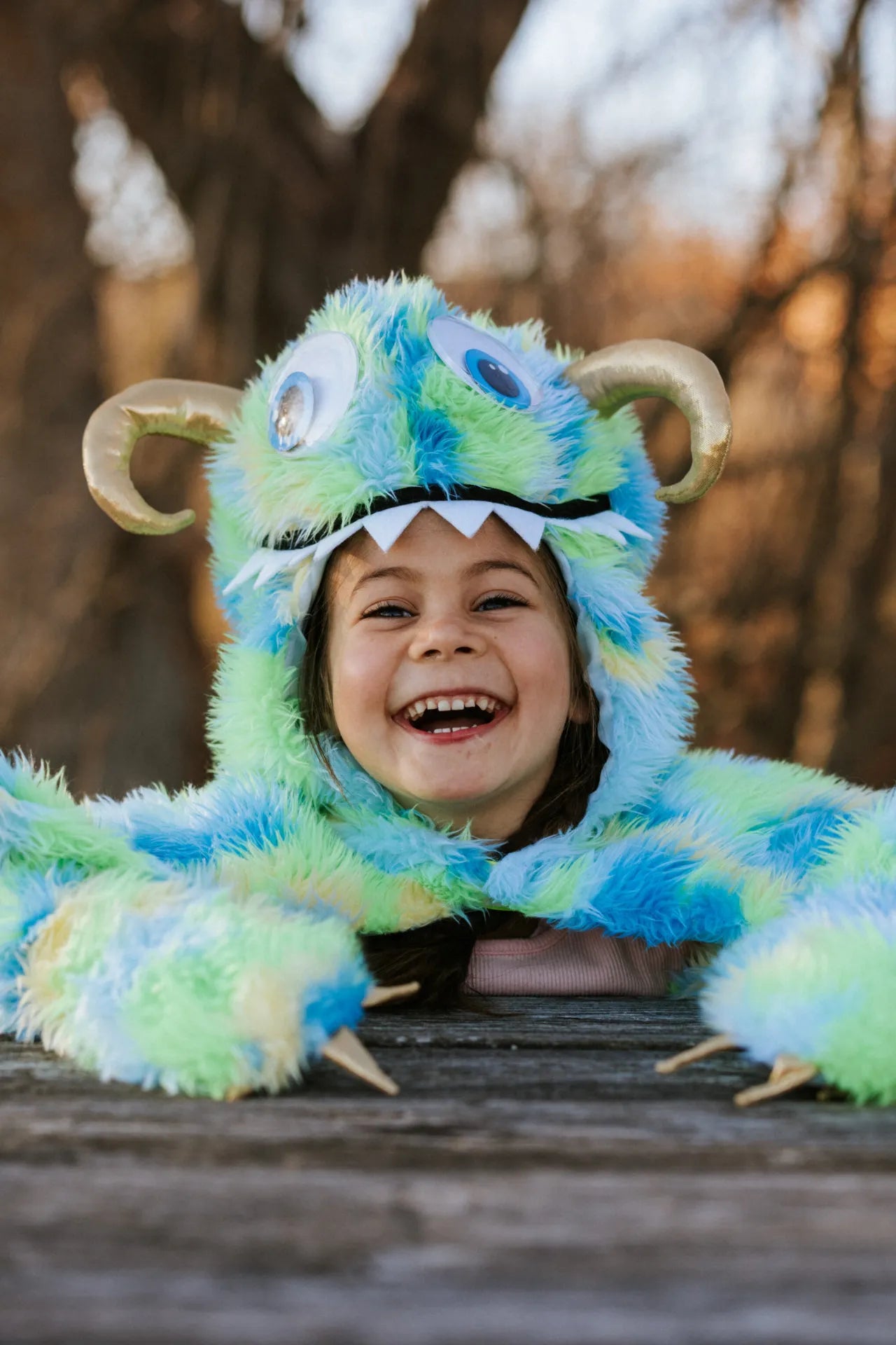 Swampy The Monster, Costume Cape For Kids 4+