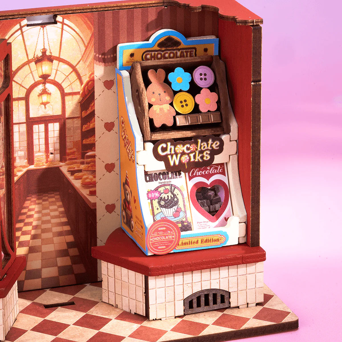 DIY Miniature House: Sweet Chocolate Shop DS046, Rolife