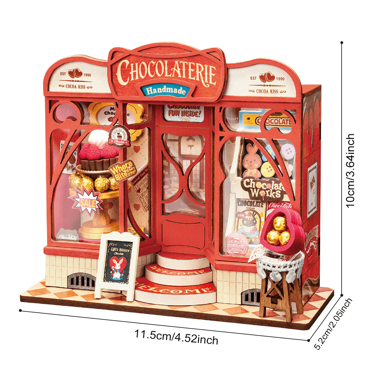 DIY Miniature House: Sweet Chocolate Shop DS046, Rolife