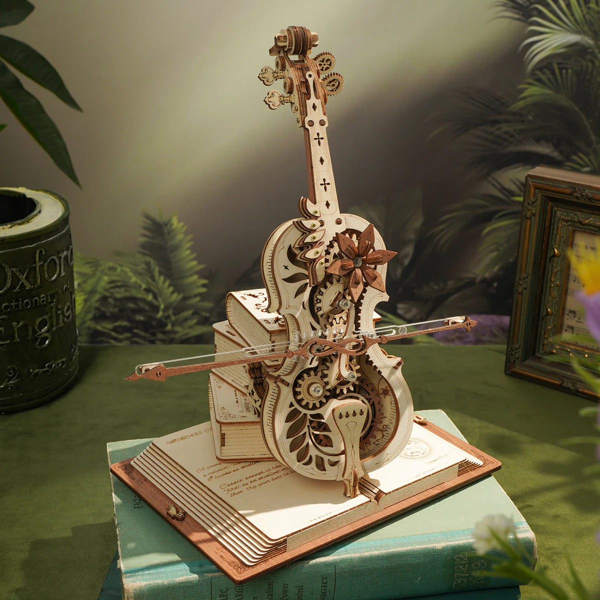 Mechanical Music Box 3D Wooden Puzzle: Symphony of Gorgeous Dreams AMK63M, ROKR