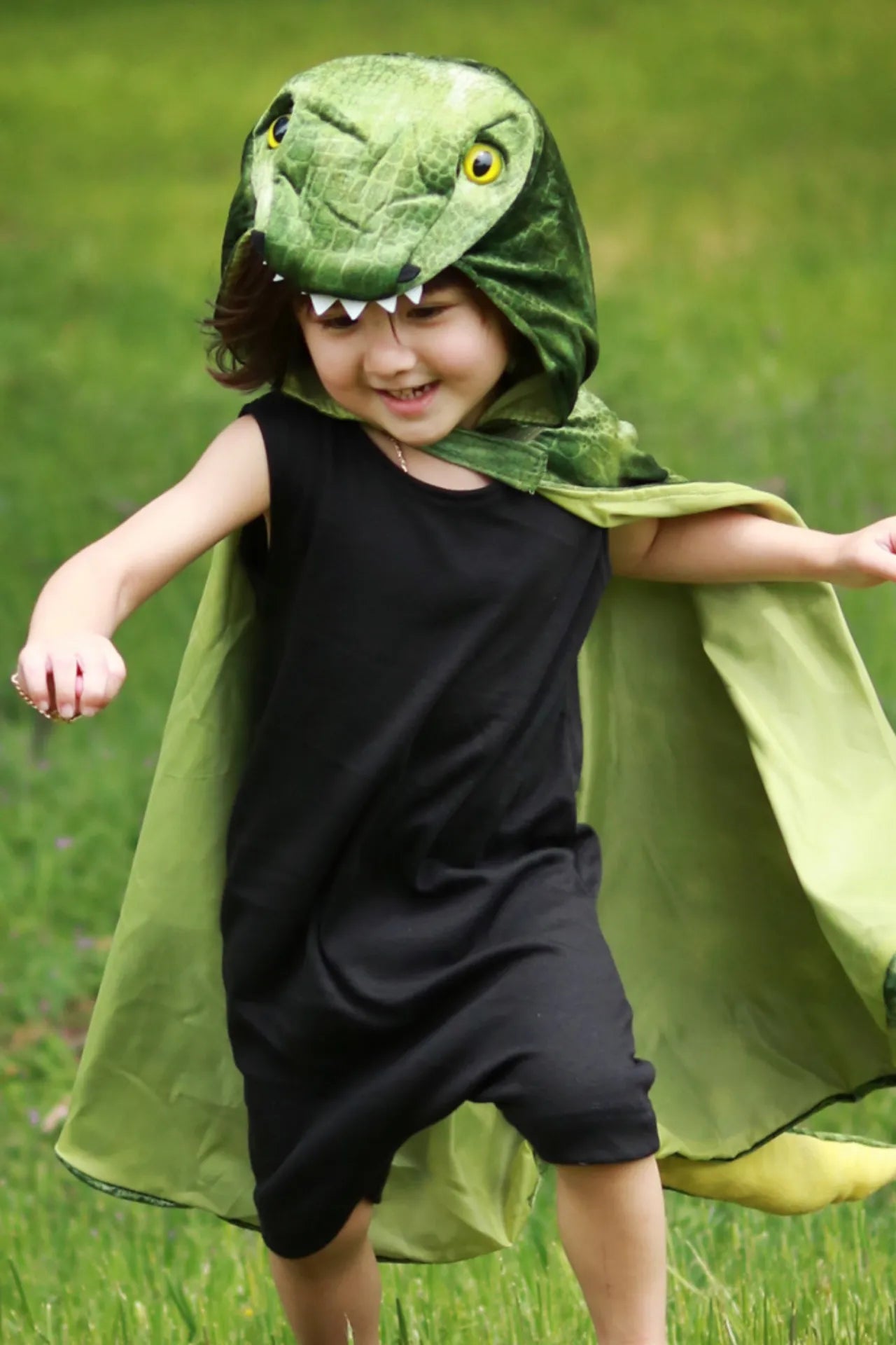 T-Rex Hooded, Dinosaur Costume Cape For Kids 3+