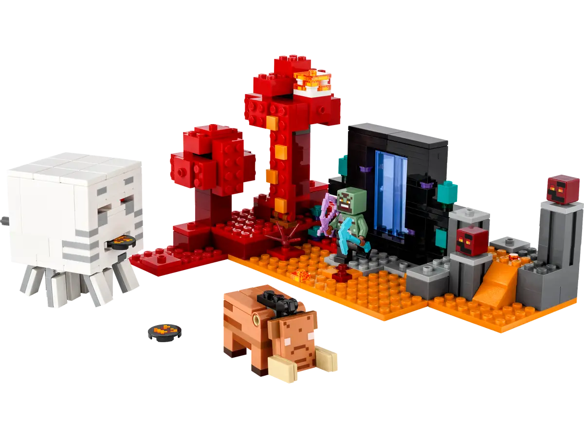 LEGO MINECRAFT: The Nether Portal Ambush 21255