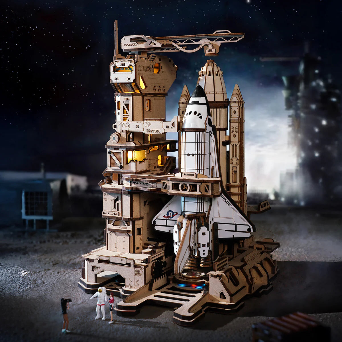 3D Wooden Puzzle: Space Shuttle LKA02, ROKR